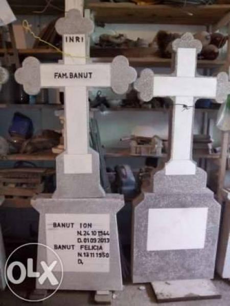 cruci marmura mozaic accesorii monumente funerare