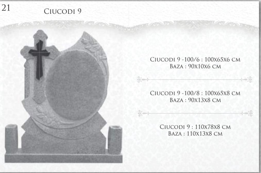 cruci marmura mozaic accesorii monumente funerare