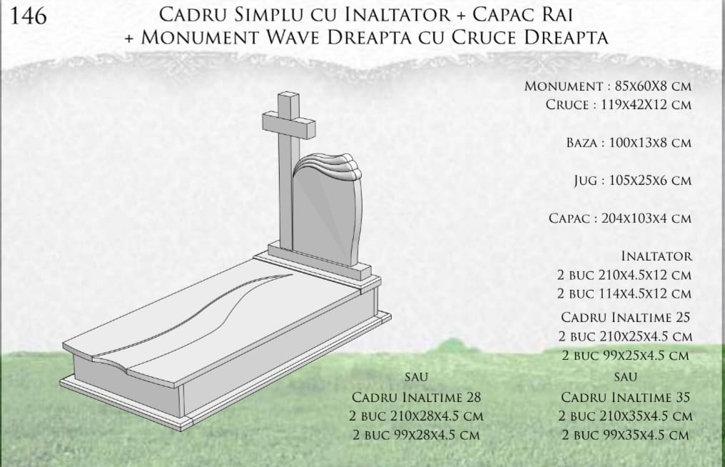 cruci marmura mozaic accesorii monumente funerare