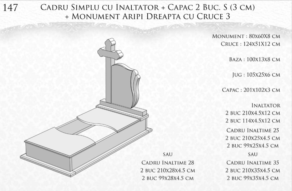 cruci marmura mozaic accesorii monumente funerare