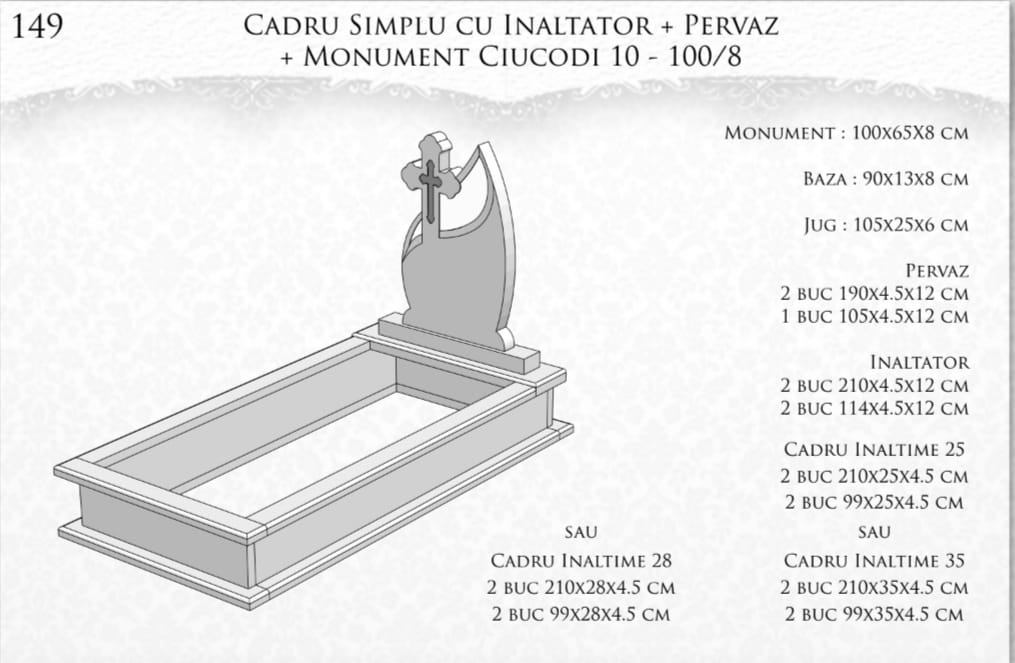 cruci marmura mozaic accesorii monumente funerare