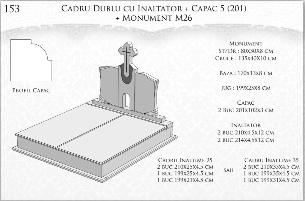 cruci marmura mozaic accesorii monumente funerare