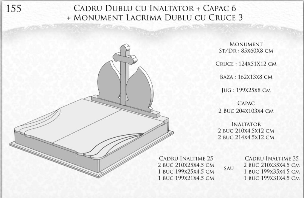 cruci marmura mozaic accesorii monumente funerare