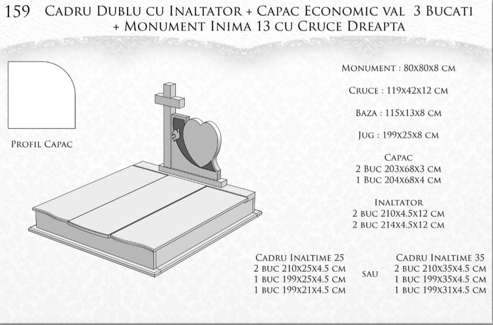 cruci marmura mozaic accesorii monumente funerare